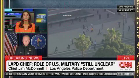 LAPD Chief Denies Trump’s Claim That Police Asked for National Guard Help: ‘We’re Nowhere Near’ That