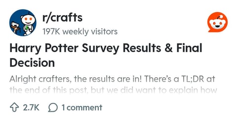 From the crafts community on Reddit