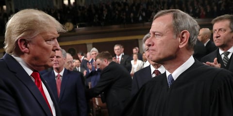 John Roberts: "I Never Thought the Leopards Would Eat *My* Judiciary"
