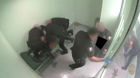 Police Video Shows LAPD Beat Handcuffed Man in Van Nuys Jail Before His Death ~ L.A. TACO