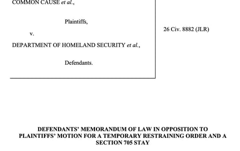 DOJ does not defend legality of DHS’s pro-Trump propaganda ads in fed’l court in N.Y.
