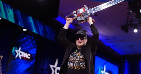 Elon Musk Admits Waving Chainsaw Overhead Was Bad Idea