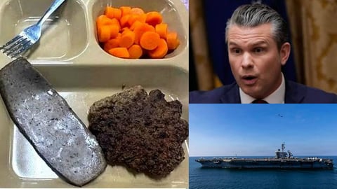 Damn Pete Hegseth For Starving Sailors To Hide That Iran Destroyed The Main U.S. Naval Base