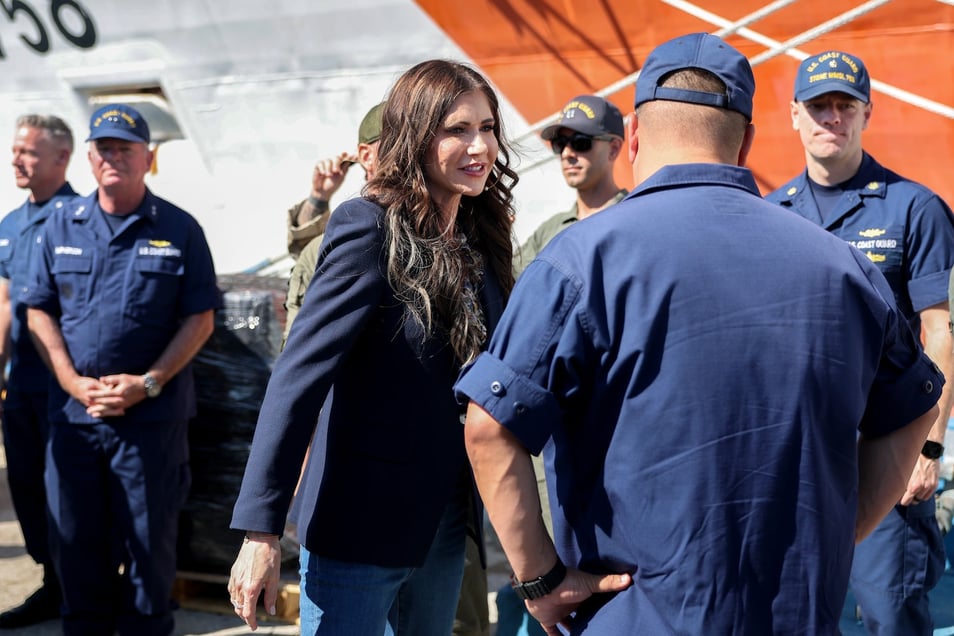 Kristi Noem is living free of charge in Coast Guard commandant’s home