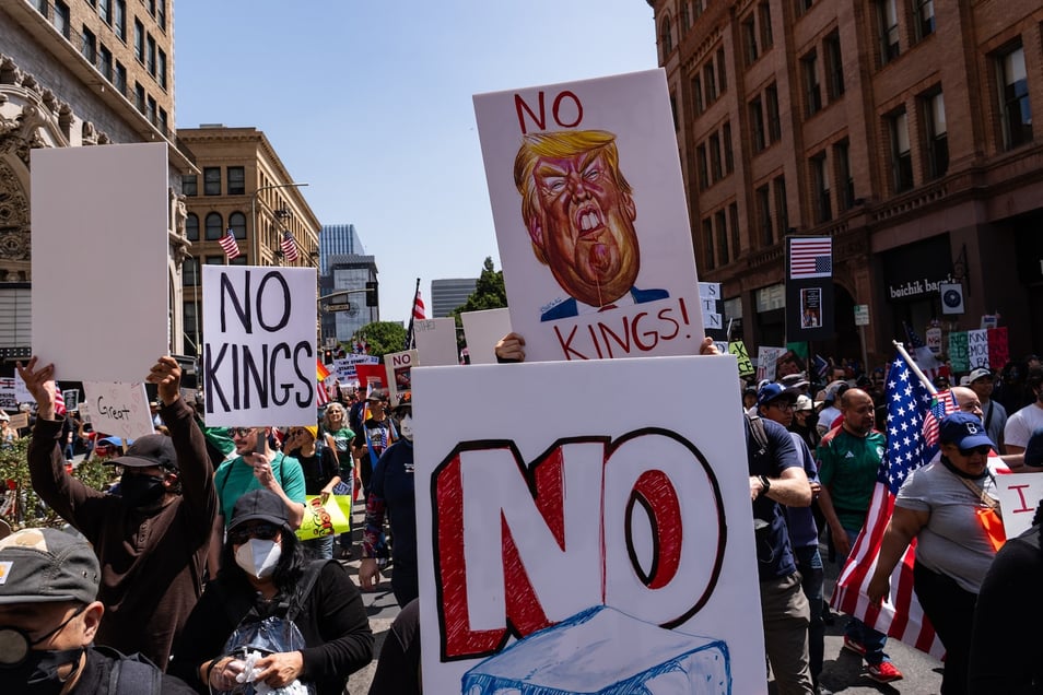‘No Kings’ rallies draw big crowds to protest Trump and his policies