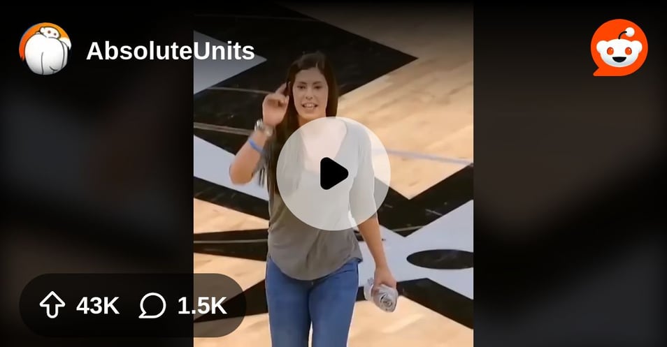 From the AbsoluteUnits community on Reddit: of an arm on NBA star Kelsey Plum, who throws a rolled-up jersey to her dad sitting in the upper bleachers.