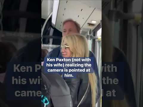 Ken Paxton CAUGHT on Camera... Then THIS Happened 👀 #Texas #Politics #Shorts