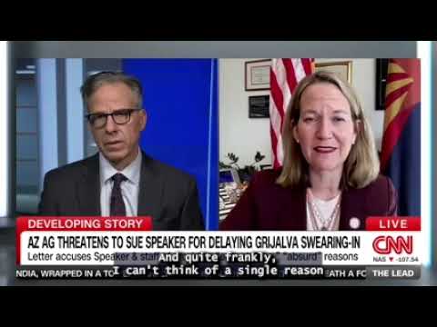 AG Mayes Demands Speaker Johnson Swear In Adelita Grijalva | The Lead with Jake Tapper CNN