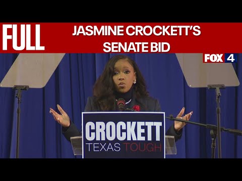 FULL: Texas State Rep. Jasmine Crockett announces run for Texas Senate