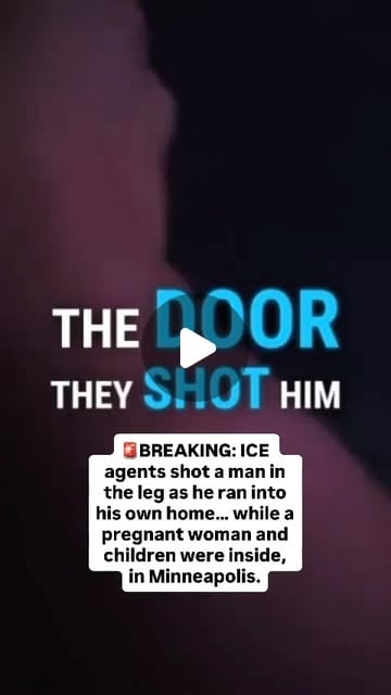 Jesus Freakin Congress on Instagram: "In the video, the family is heard calling the police for help, saying ICE agents followed the man for about 30 minutes. 

When he reached his home, he ran inside. An agent then opened fired toward the house, hitting him in the leg.

Let’s be clear about what that means.

Law enforcement is not allowed to use lethal force just because someone runs.

Law enforcement is not allowed to fire toward an occupied home.

Law enforcement is not allowed to seize someone inside their home without a judicial warrant, absent extremely narrow circumstances.

This shot was fired in the direction of a house with children inside.

This was not a split-second traffic stop.

This was not an imminent threat to anyone inside that home.

If families are calling the police because federal agents are firing toward their house, the question isn’t whether this is normal. The question is how much longer the government will keep violating the Constitution before someone else is killed."
