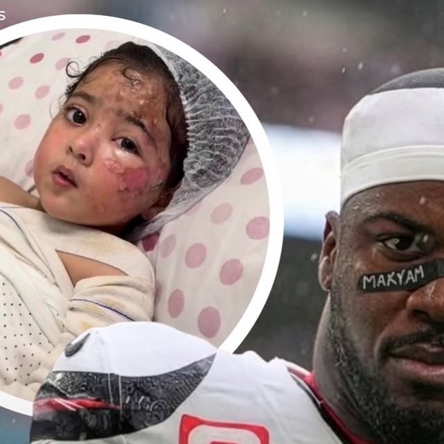 Wear The Peace® on Instagram: "NFL star @a_train2_ honored another Palestinian girl today, wearing the name ‘Maryam Ghanem’ on his eye black during the Houston Texans’ game. Maryam was saved from her ...
