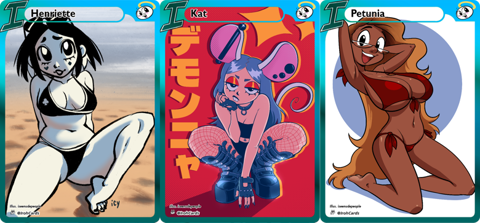[Ends April 30] Icy Holographic Trading Cards - IrohCards | Trading Cards & Prints's Ko-fi Shop