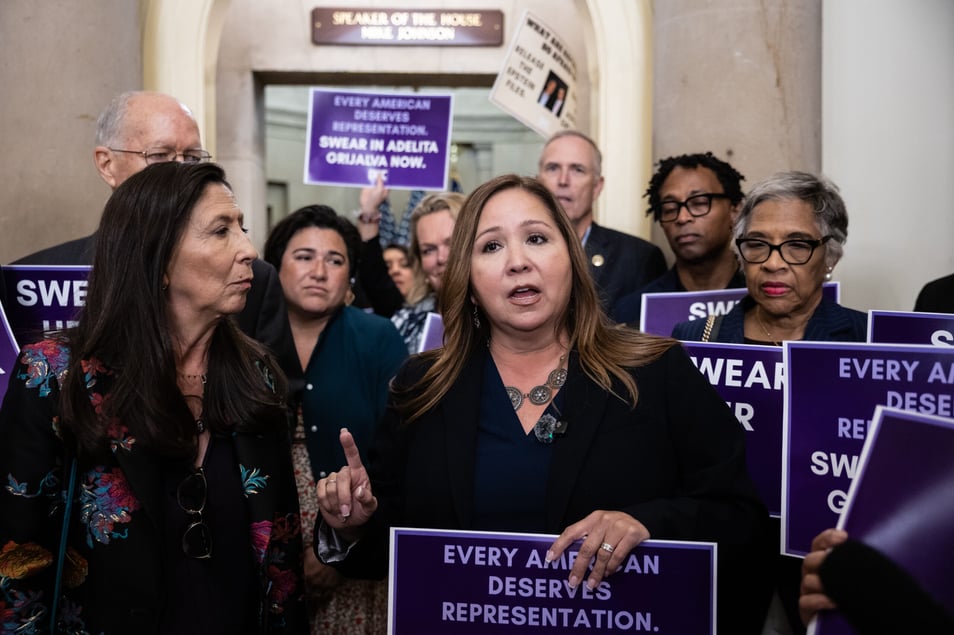 Arizona Sues U.S. House for Speaker Johnson's Refusal to Swear In Rep. Elect Grijalva
